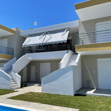 3 Raum Griechenland, 400 M Zum Strand, Zwischen Thessaloniki Und Kavala Ofrínion