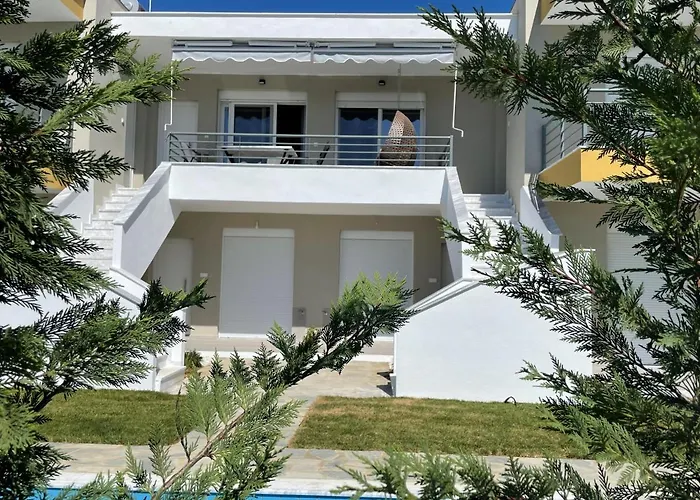 3 Raum Griechenland, 400 M Zum Strand, Zwischen Thessaloniki Und Kavala 公寓 Ofrínion