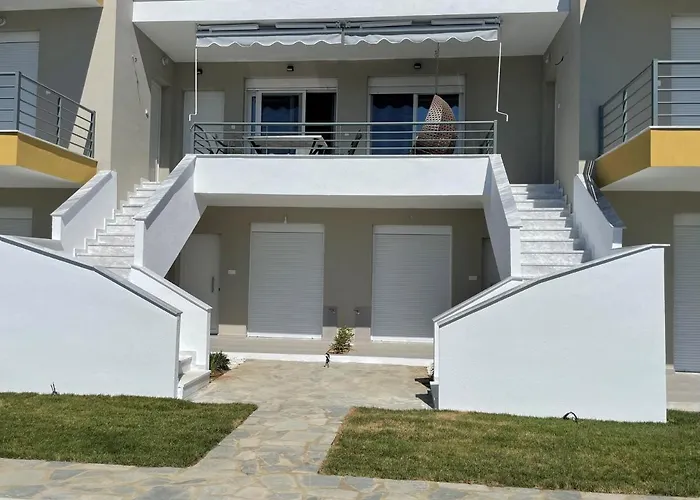 公寓 3 Raum Griechenland, 400 M Zum Strand, Zwischen Thessaloniki Und Kavala Ofrínion